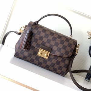 Designertassen Hoge kwaliteit crossbodytassen Klassieke merk geruite tassen Brown the Tote Bags Luxe damestassen met kwastjes Schoudertassen Messenger Bags Portemonnee portemonnees