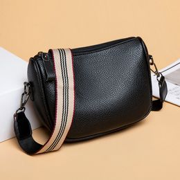 Designer Tassen Hoge Kwaliteit PU Lederen Dames Schoudertassen Mode Nieuwe Stijl MS Handtassen Effen Kleur Dames Messenger Bags Shell Bag