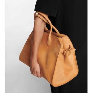 Designer Bags Sac en cuir Margaux Hand Suede Dayong Niche high sense Commuter Bags Vachette Tote Travel Ones Shoulder LuxuryClassic tote THE ROW