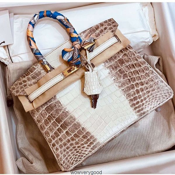 Sacs de créateurs Luxury Fashion Totes Le sac pour femmes en cuir véritable n'a que 30. Le même sac a un sac à motif de crocodile progressif.2024 nouveau sac à main en cuir