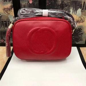 Sacs de créateurs de luxe SOHO en cuir rouge petit sac Disco 308364 bandoulières mode femmes hommes sac à bandoulière