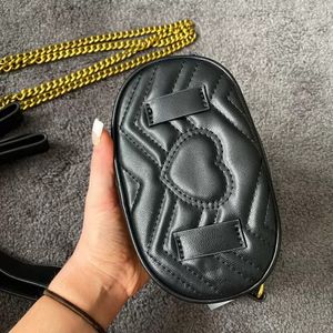 Bolsos de diseño Marmont Bolsos de cuero Hombres Mujeres Bolsos cruzados Riñoneras Riñoneras Bolso Bolso de señora Riñonera Bolso de pecho Riñonera Monedero Carteras 4 colores