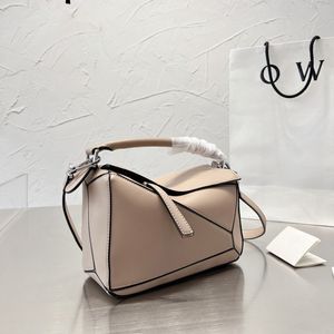Designer tassen schouderhandtassen modemerk dames geometrisch pakket lederen handtas voor dames