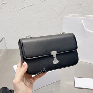 Sacs de créateurs portefeuille portefeuille sac à main de luxe de luxe femme chaînes rétro en cuir en cuir simple craquette crossbody purse 13 couleurs