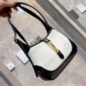 Bolsas de diseñador Hombro Mujeres Lujos Diseñadores Un bolso de axila Negro Blanco Tamaño Especificación Gggg Estilo Simple