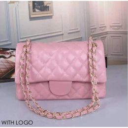 Designer Tassen Top Tote Luxe Dames Bag Custom Brand Handtas Dames Lederen Goudketen Crossbody Zwart Wit roze vee Schouderkoppeling Hand