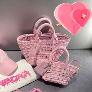 Bolsos de diseñador Tote personalizado pequeño para mujer 2024 nuevo Xia Bai con bolsa de cesta Msenger portátil tejido Mini venta directa de fábrica