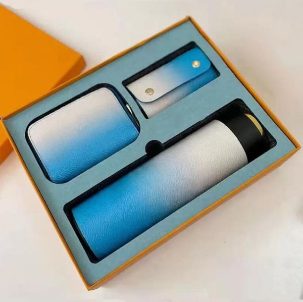 Sacs de créateurs Portefeuille Porte-monnaie Clé Hommes Femmes S PVC Crédit Classique Design Bouteilles d'eau Unisexe Thermos Tasse Flacon Maison Voyage Coffret Cadeau