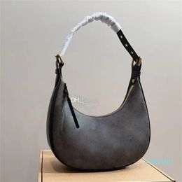 Designertassen Dames Bailey Schouder Halve Maan Onderarm Clutch Handtas Luxe Merk Leer Nieuwe Oude Bloem Tote Strap Crescent