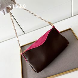 Klassieke mode dames mini schoudertas portemonnee zomerketen koppeling zakken telefoonzak ontwerper schouder crossbody tas tas pallas cluth mini zakje luxe kettingzak