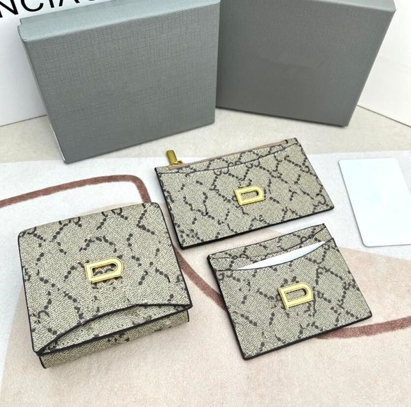 Designer Sacs Femmes Court Portefeuille BB Métal Lettre Portefeuille Pliant Portable Boucle Zéro Portefeuille Marque Crocodile Motif Fermeture Éclair Porte-Monnaie Hommes Pochettes Titulaires De La Carte