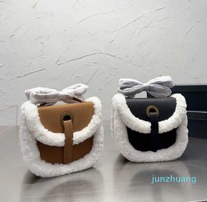 Sacs de créateurs femmes hiver en peluche épaule sac à bandoulière de luxe fourrure femmes sac à main sac à main fourre-tout pochette momie portefeuilles