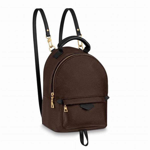 Sacs de créateurs femmes sacs à dos en cuir véritable ressorts unis sac d'école de voyage sac à main sac à bandoulière mini sac à dos Style238d