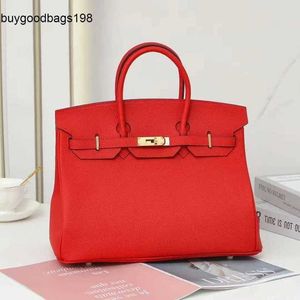 Bolsos de diseñador Bolsos para mujer 7A Pequeño 35 cm Bolsa de platino extra grande 2024 Nuevo patrón de Litchi Cuero genuino Un hombro Capacidad de mano 19FU