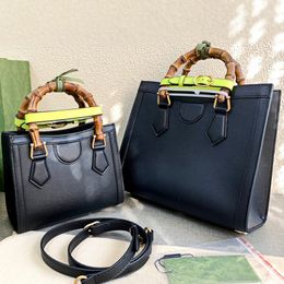 Designer BagsTop Sac en cuir véritable Diana Sac fourre-tout pour femme Sacs de luxe Mode sac à main en bambou Sacs à bandoulière