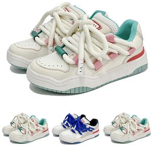 Designer bakkerij Multicolored paar stijlschoenen man vrouw zwart roze blauw wit casual outdoor sport sneaker 36-44 961 wo