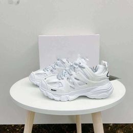 Diseñador Baleciagas Sneaker Baleciaga Shoes Paris Tercera generación Papás Nueva pareja informal para hombres y mujeres Deportes Aumentar Moda Transpirable