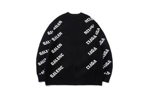 Diseñador Balencaga suéter con capucha b moda casual de hip-hop deportes para hombres damas tamaño de suéter cálido m-xxl