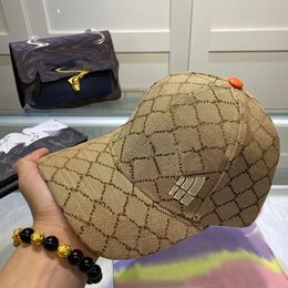 Designer Ball Cap Mens Dames Baseball Caps Fashion Double-Letter Classic Sunshade Hats aanpasbare hoed met meerdere stijlen