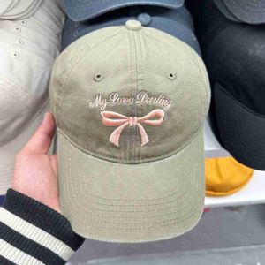 Designer Ball Caps Hat Bow Hat Children's Spring/Summer Nieuwe geborduurde honkbalhoed Show Kleine Duck Hat Nieuwe hoeden