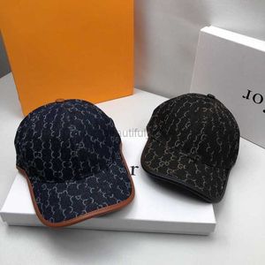 Designer Ball Caps Hat Nieuwe volledige afdrukbrief Cowboy Baseball Hat Hoed voor mannen en vrouwen lente/zomer zonnebrandhoedhoeden hoeden