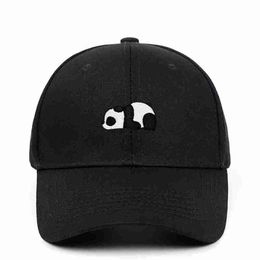 Designer Ball Caps Hat Nieuwe panda geborduurde honkbalcaps voor mannen en vrouwen buiten sporthoeden in de zomer op maat in verschillende kleuren hoeden