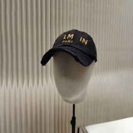 Designer Ball Caps Womens Casual Denim Shade Cap Mens Baseball Sporthoed Vintage gewassen om oude straathoeden te maken