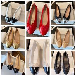 Chaussures de danse de ballet de styliste pour femmes et hommes, chaussures de bateau plates noires, rouge, noir, bleu, taille 35-41
