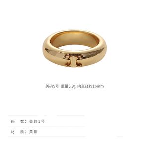 Designer Band Rings Women Men Men Silver Gold Fashion Ring 18K Gold Letter Band Ring Luxury paar Rings cadeau
