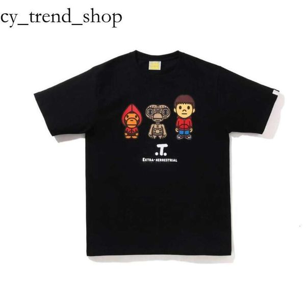 Bape T-shirt Bapesta T-shirts pour hommes Bape A Swimming Ape X Anime T-shirt Bape Baby Milo Collab Anime Shirt A Bathes Ape Puff Essentialshoodie de haute qualité 71