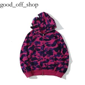 Designer Bapes Hoodie met volledige ritssluiting Shark Hoodies Heren Dames Camouflage Jas Hoody Sweatshirt met capuchon Damestrui met lange mouwen Tech Fleece Bapes Shirts Cp Stones 67