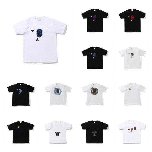 Designer Bapess T-shirt pour hommes T-shirts pour femmes T-shirts T-shirts Tendances Coton Manches courtes Luxurys Sharks T-shirts Sports d'été Polos à manches cordon Taille M-XXXL