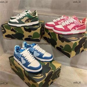 Ontwerper Bapestar Bapedsk8 Sta Running Shoes Bapestar schoenen Classic Camo Black Green Red Orange Camo Camo Sneakers Men Dames Training Brand Athleisure Shoe 132