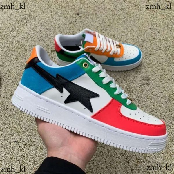 Diseñador Bapestar Bapedsk8 Sta Running Zapatos Bapestar Shoes Classic Camufe Blanco verde rojo rojo Naranja CAMO MENOS Mujeres de entrenamiento ATLEISURE ATLEISURE 959