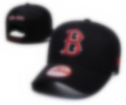 Diseñador de la gorra de béisbol Boston New Luxury Fashion Men and Women Hat Hat Histón ajustable Snap Sproader Camión Sombreros B-8