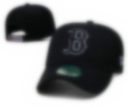 Designer Baseball Cap Boston Letter Nieuwe luxe mode Men en Women Street Hat verstelbare vrije tijd snapbevestigers Trucker hoeden B-2