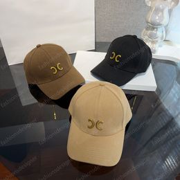 Designer baseball cap hoed voor mannen Triomphe Caps Luxe designer hoed geborduurde baseball cap vrouwelijke zomer casual metalen letters pet mode hoed