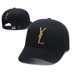 Gorra de béisbol de diseño Logotipo de la letra Y Sombrero para deportes al aire libre para hombres y mujeres Gorra bordada de 16 colores Gorras ajustables