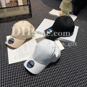 Designer Baseball Cap Luxe golfpet voor mannen Dames Simple Leisure Cap Outdoor paar Sun hoed vakantie vakantie zonnebrandcrème hoed