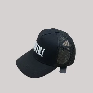 Diseñador gorra de béisbol nuevo estilo moda carta logo bordado camionero sombrero para hombres mujeres patrón sólido protección solar sombreros ajustados tamaño ajustable hj086 C4