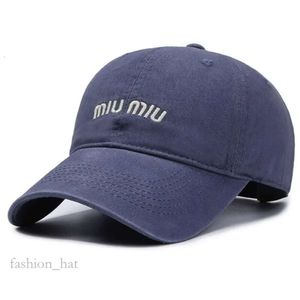 Designer Baseball Cap Dames Baseball Hoed Outdoor Mode Casual Zonnescherm Hoed Sporthoed Mui Mui Hoed 383