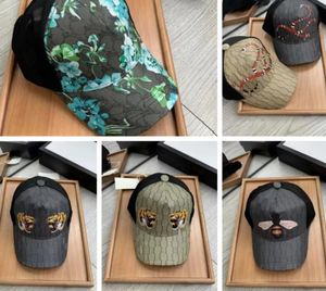 Capes de baseball de créateurs pour hommes femme ajustée chapeaux luxe jumbo fard serpent tigre abeille chapeaux Visor ajusté