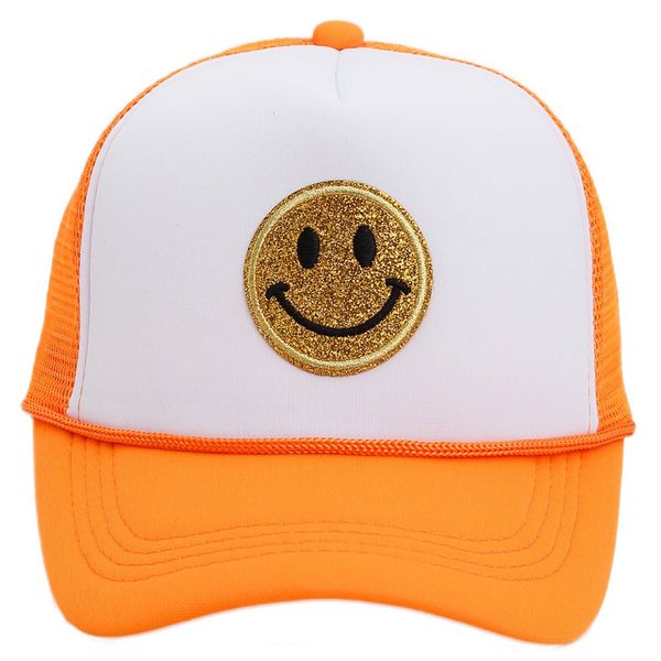 Designer Baseball Hat Smil brodé Fashion Street Colors Trucker Cap Casquette en coton de haute qualité pour hommes femmes
