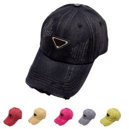 Designer Baseball Hat Unisex Sun Hat Vintage Washed Distressed Twill Réglable Papa Hat pour homme et femme