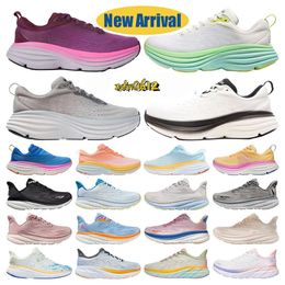 Zapatillas de baloncesto de diseñador Bondi 8 Clifton 9 Gente gratis Lanc de Blanc Fiesta Summer Song One Mens Shoes 36-47