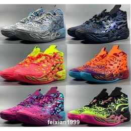 Lamelo Ball Designer Basketball Shoes Homen Mujeres Púrpura MB 4 MB0.4 MB4 Melo Zapato Lamelos Rick 2024 Mujer Mujer Trainer de moda Tamaño 5.5 - 12