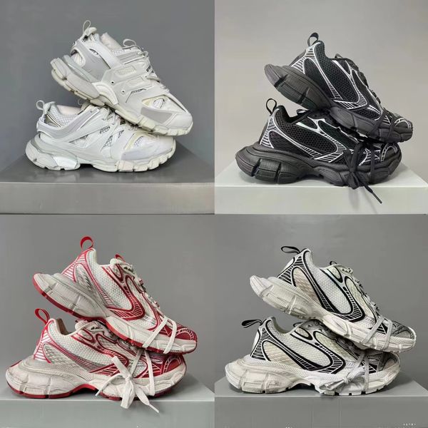 Sneakers de baloncesto de diseñador Triple S Track.2 Carreras Tornillos deportivos de lujo para hombres Mujeres Tacones de espuma de espuma zapatilla A10 35-47 zapatillas clásicas zapatillas