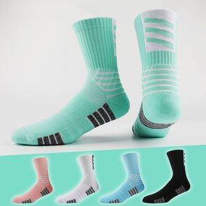 Designer Basketball Socks Heren's werkelijke gevechtselite verdikt mid-buis Zweet-absorberen Ademend niet-slip schok-absorberende sportsokken Badminton Running