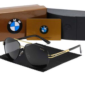 Designer Bayerische Motoren Werke Lunettes de soleil cool Luxe BMW Nouvelle marque de voiture Polarisée personnalisée Grand cadre Toad Miroirs Conduite et lunettes
