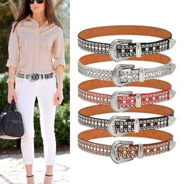 Designer BB Belt BB Simon Belt Bling clouté cristal brillant diamant ceintures arc-en-ciel diamant strass homme femme mode luxe cool rouge noir sangle aiguille boucle 3.8cm